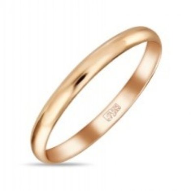 Обручальное кольцо R01-R-040-200-М12438 - Ювелирный бренд Московский ювелирный завод
