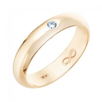 Обручальное кольцо R01-WED-00015-М12440 - Ювелирный бренд Московский ювелирный завод