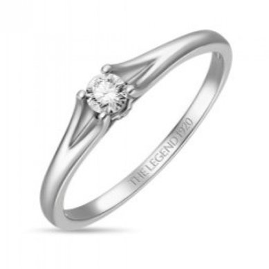 Помолвочное кольцо R01-SL06-015-G2-М12455 - Ювелирный бренд Московский ювелирный завод